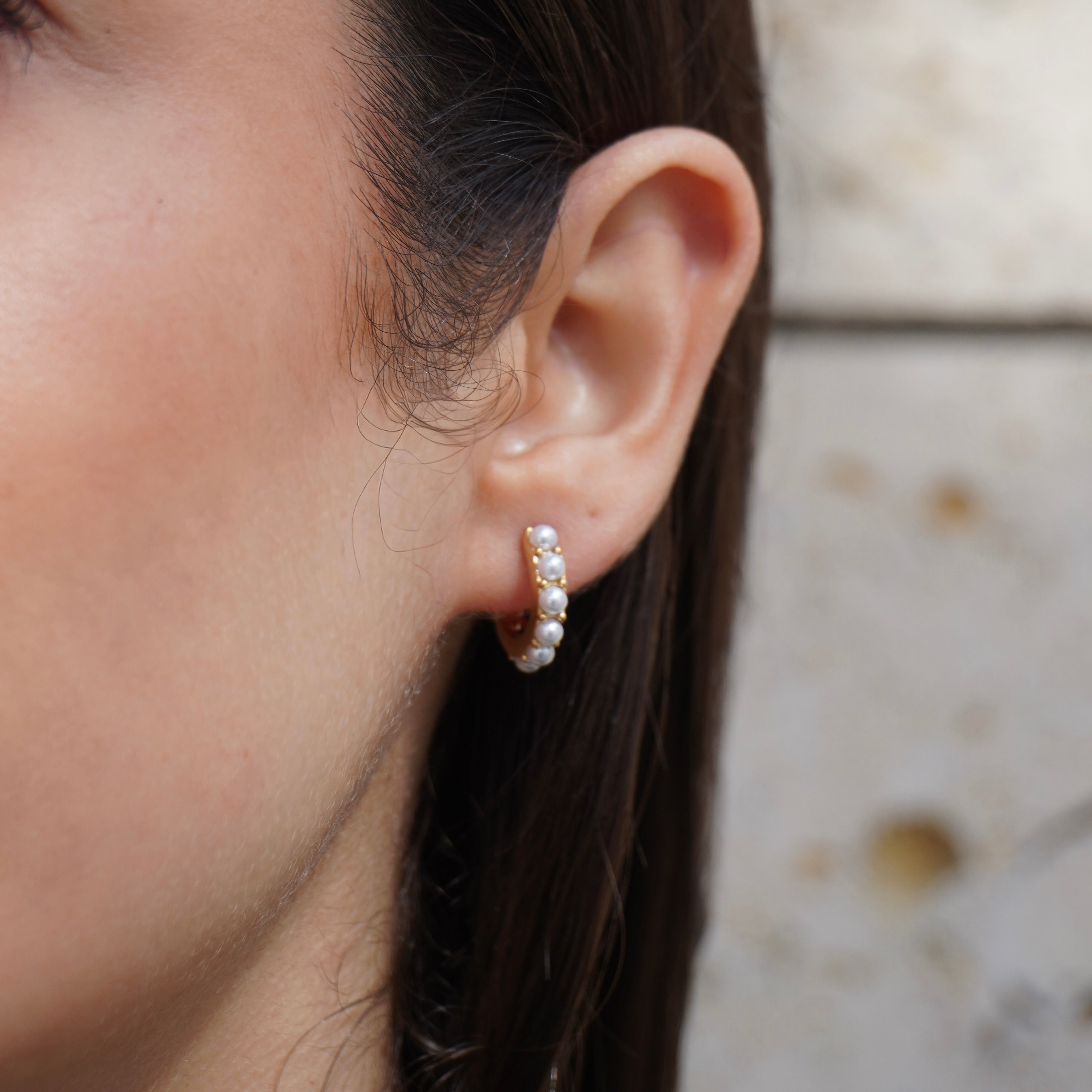 Mini Perla Earrings